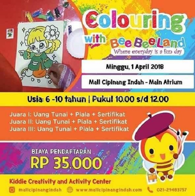 Colouring with Bee Bee Land