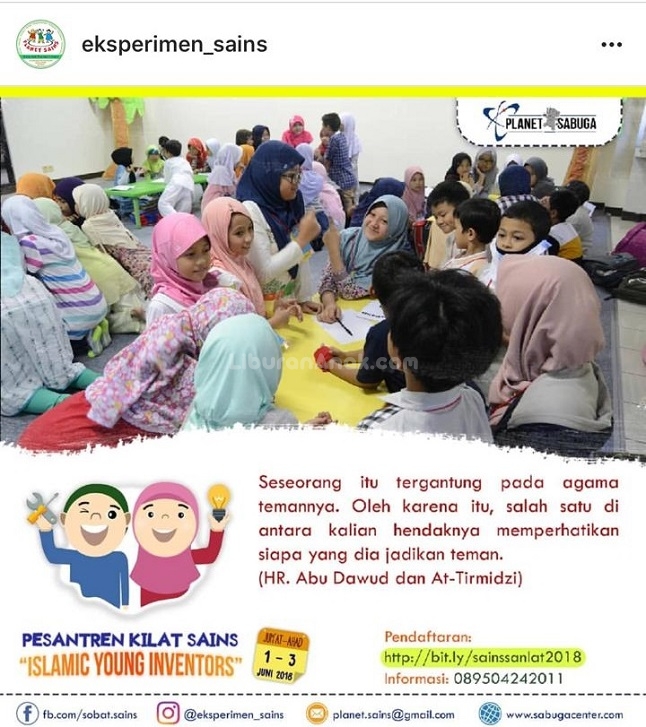 Pesantren Kilat Sains "Islamic Young Inventors"