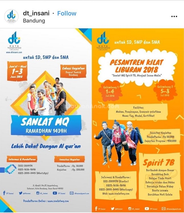 Sanlat MQ Ramadhan 1439H