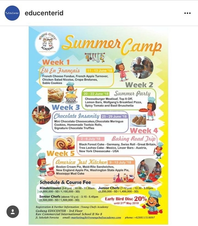 Summer Camp with Young Chefs Academy