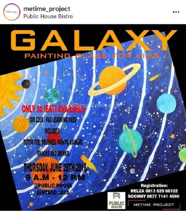 Galaxy Painting Class For Kids