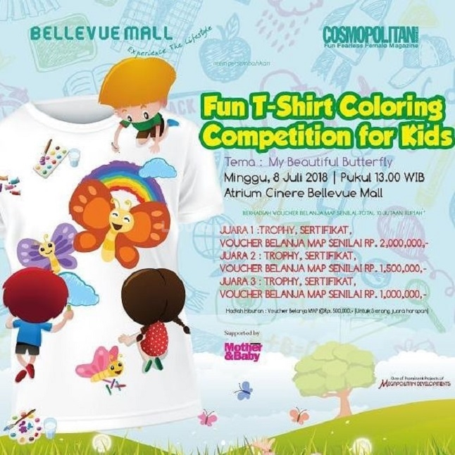Fun T-shirt Coloring Competition for Kids