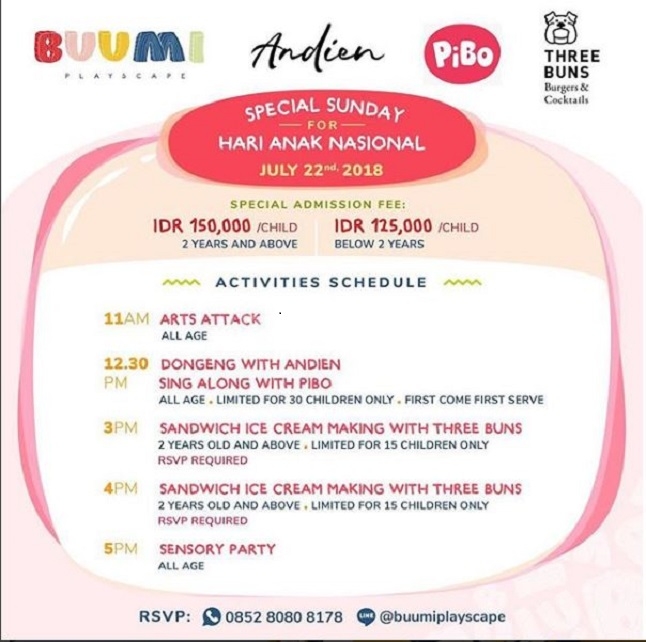 Special Sunday For Hari Anak Nasional with PIBO