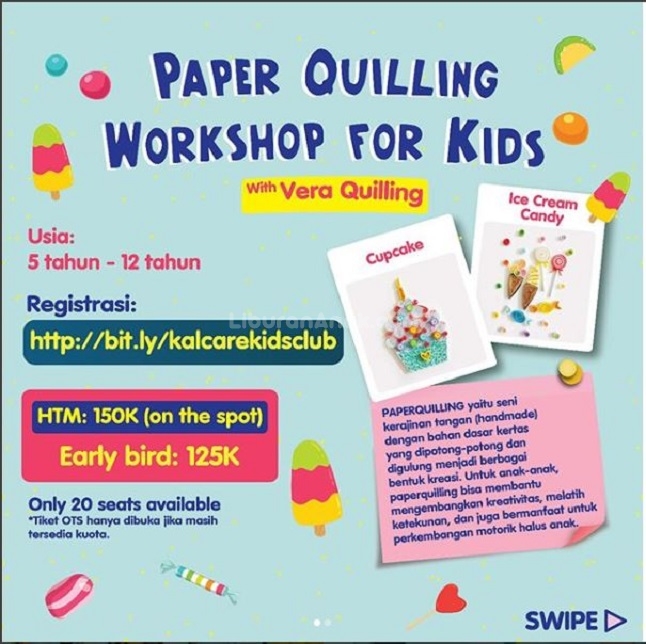 Paper Quilling Workshop For Kids