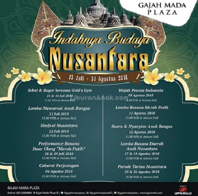Indahnya Budaya Nusantara di Gajah Mada Plaza