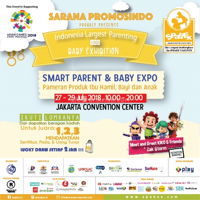 Smart Parents and Baby Exhibition (SPaBEx) Indonesia 2018