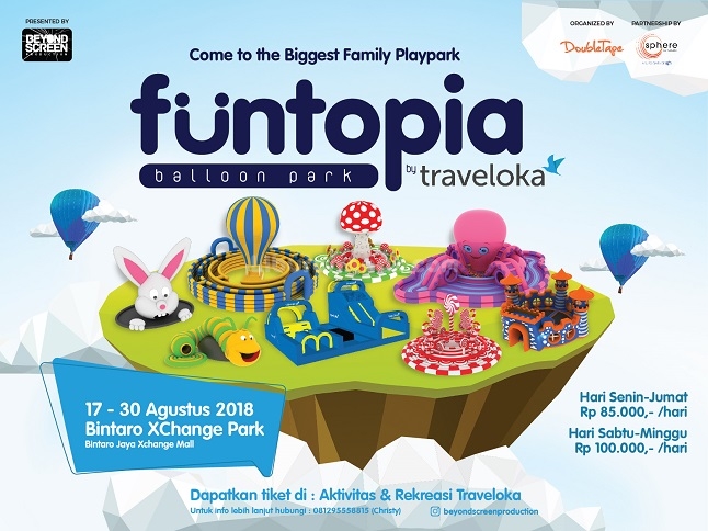 Funtopia Balloon Park at Bintaro XChange Park