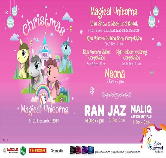 Magical Christmas in Unicorn Land Supermal Karawaci 