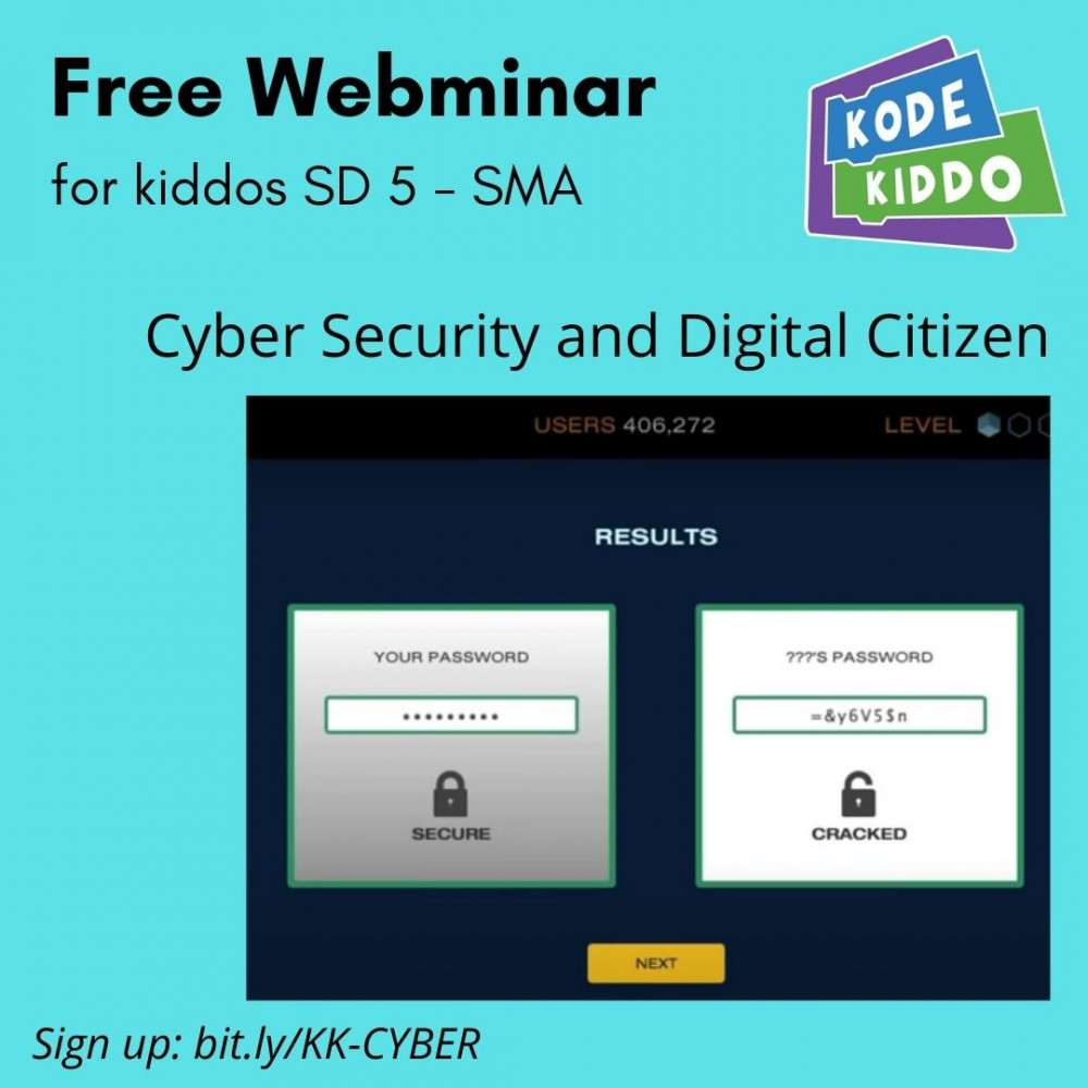 Kode Kiddo Webminar Cyber Security and Digital Citizen
