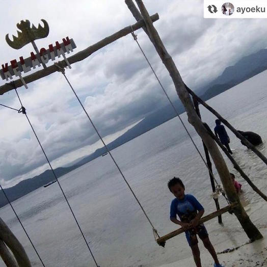 Pantai Pasir Putih untuk Berenang dan Bermain bersama Keluarga di Pulau Pahawang Lampung